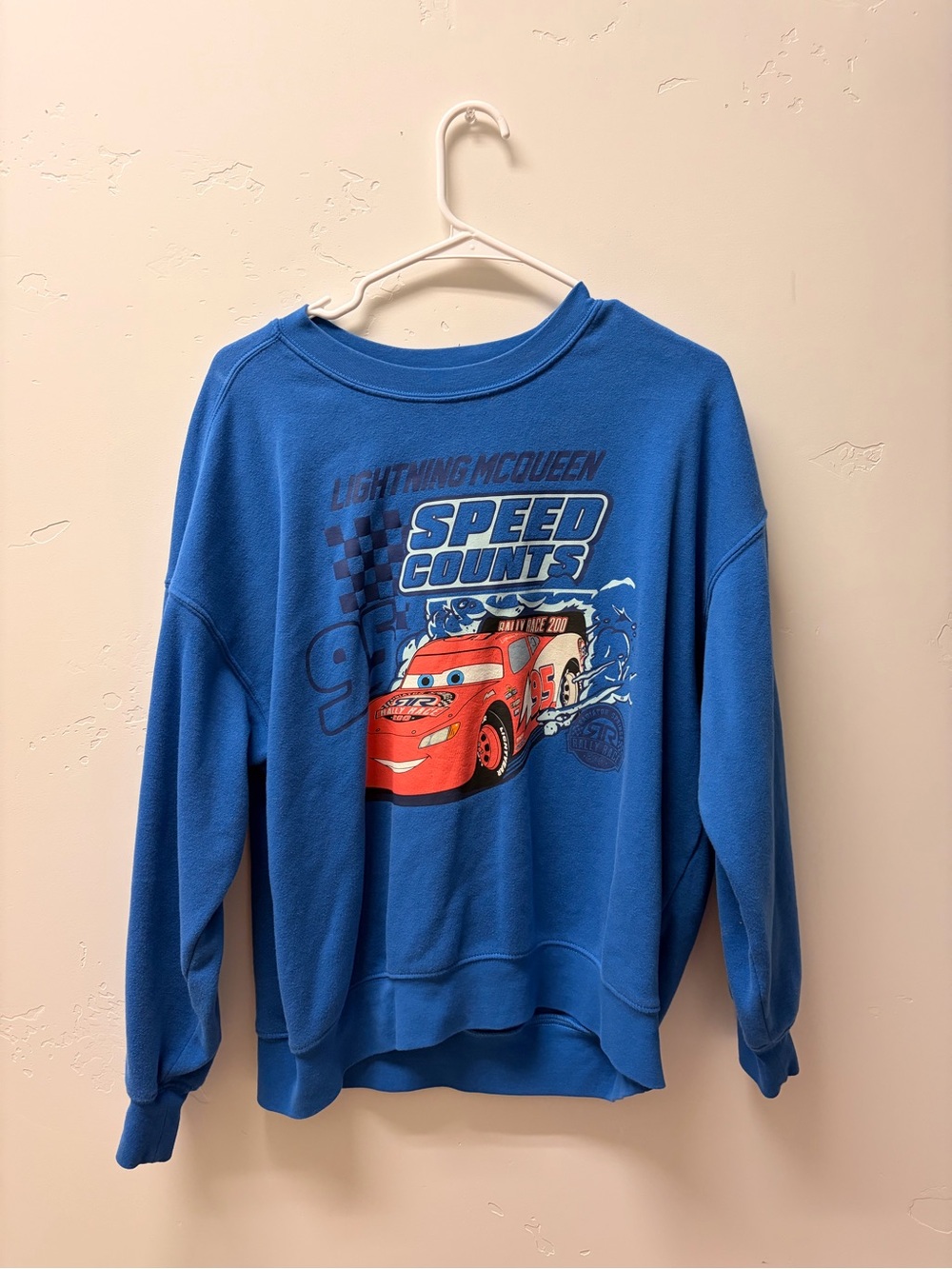 CARS Blue Crewneck Sweater